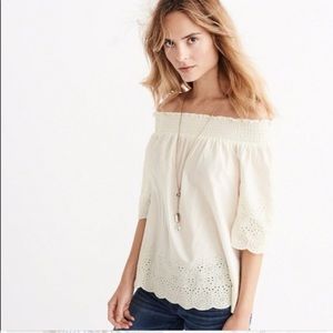 Off-white off the shoulder top